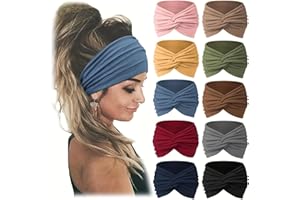 Headband for Women Wide Breathable Elastic Sports Sweatbands Hair Band Accessories for Fitness Sport Cycling Running Yoga