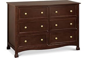 DaVinci Kalani 6-Drawer Baby Dresser for Nursery - Wooden Double Chest of Drawers for Kids, Boys and Girls - Multi-Purpose Storage Espresso Dresser for Bedroom, Living Room & Hallway, Easy to Assemble