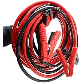 iMeshbean 2/0 Gauge Jumper Cables 30FT 5000A, Heavy Duty Jumper Cable for Car Van Truck, Automotive Booster Cables for Jump Starting Dead &amp; Weak Batteries