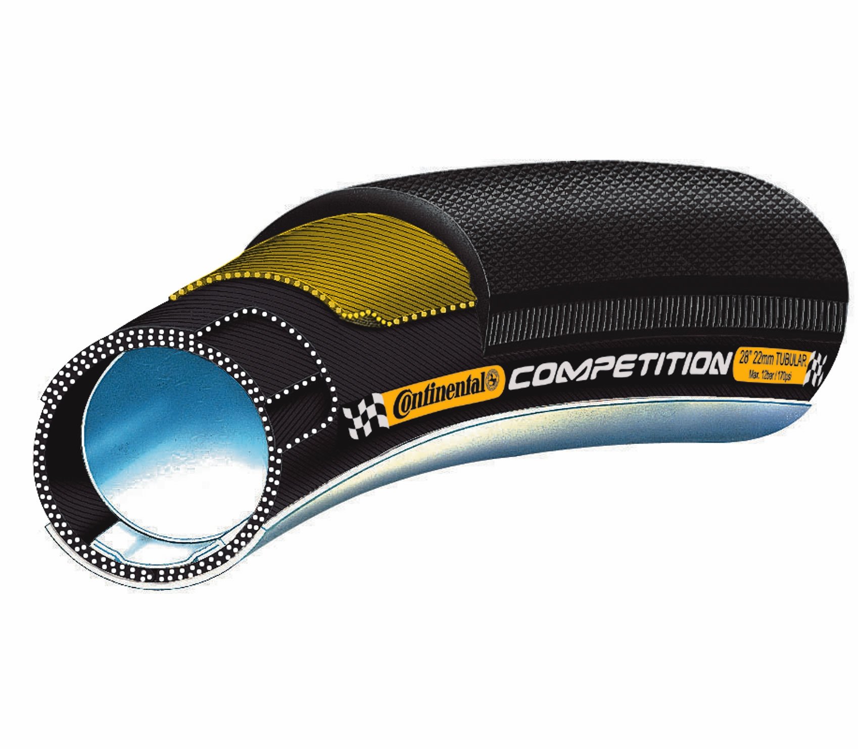 Continental Competition Hose, Competition, black,28"x25m โ image 1