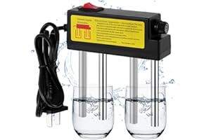 ALINUOYQ Water Electrolyzer Quick Water Quality Tester Electrolysis Iron Bars TDS Tester Electrolyzer Quick Water Quality Testing Ideal Water Test Meter for All Kinds Water