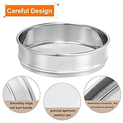 PATIKIL 110 Mesh Lab Sieve, 8" Diameter Test Sieve