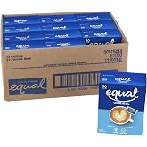 EQUAL 0 Calorie Sweetener, Aspartame and Acesulfame-K Sweetener Packets, Zero Calorie Sugar Alternative, Erythritol Free, 50 Ct (Pack of 12)