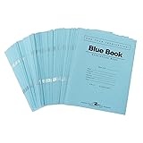 ROARING SPRING Exam Blue Books, 100 Pack, 8.5" x