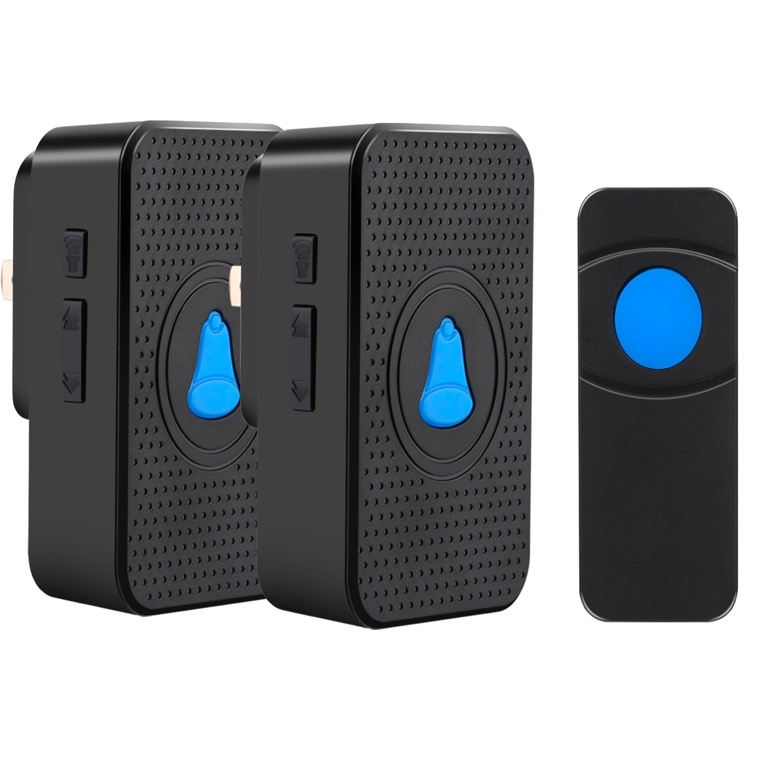 Buy Loud Wireless Doorbell, Waterproof Door Bell Chime Kit with 2 Mini