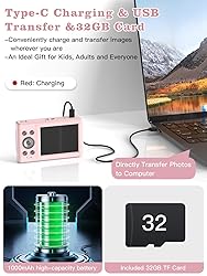 Upgrade Digital Camera, 56MP FHD 1080P Camera for