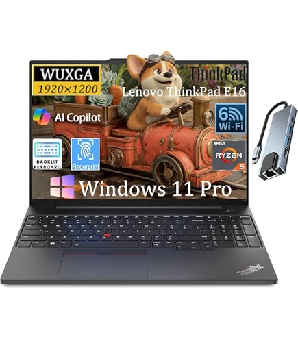Amazon.com: Lenovo ThinkPad E16 Gen 2 – AMD Ryzen 5 7535U 16