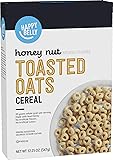 Amazon Brand - Happy Belly Honey Nut Toasted Oats Cereal, 12.5oz