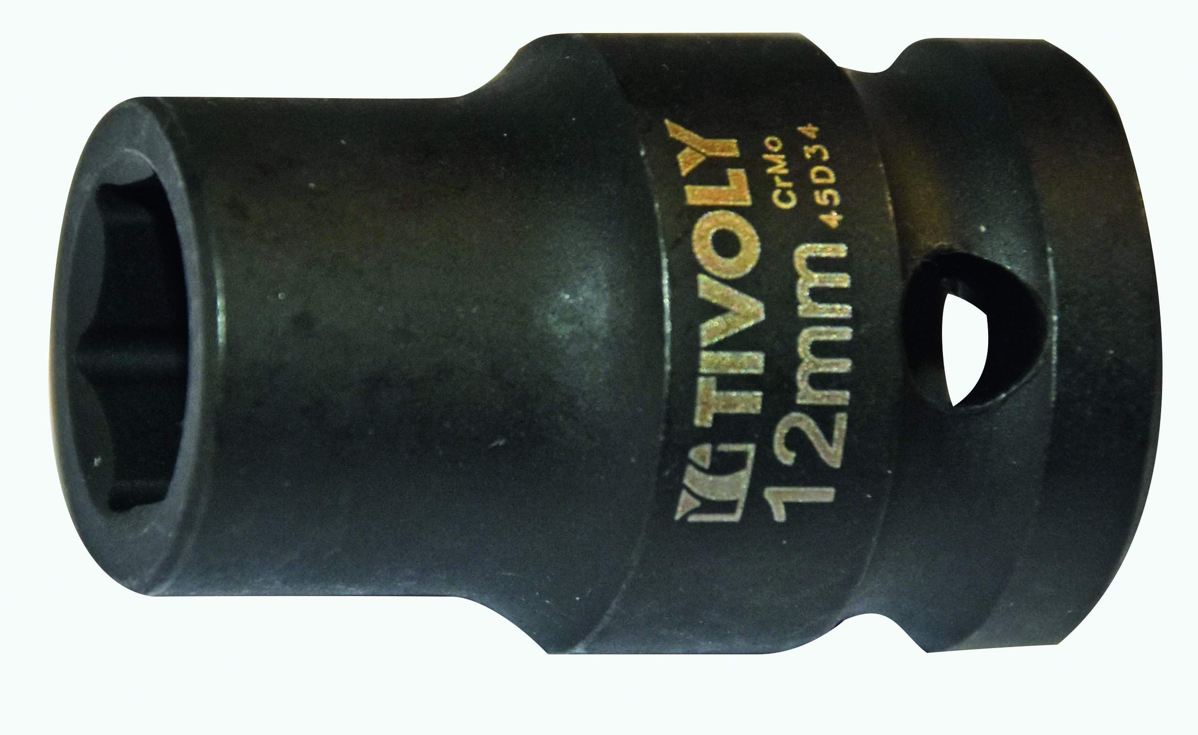 Tivoly 11591421200 Hexagonal Socket 1/2 Inch Diameter 12, Phosphate Black