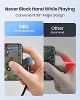 INIU USB C Cable 100W PD Fast Charge 2 Pack 2m Nylon Braided Type C Data Cord view 6