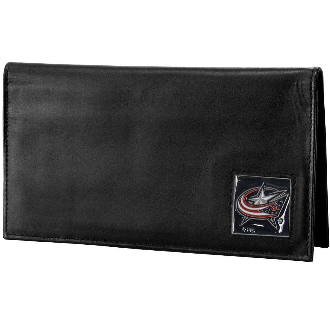 Siskiyou Sports NHL Fan Shop Columbus Blue Jackets Deluxe Leather Checkbook Cover One Size Black — image 1