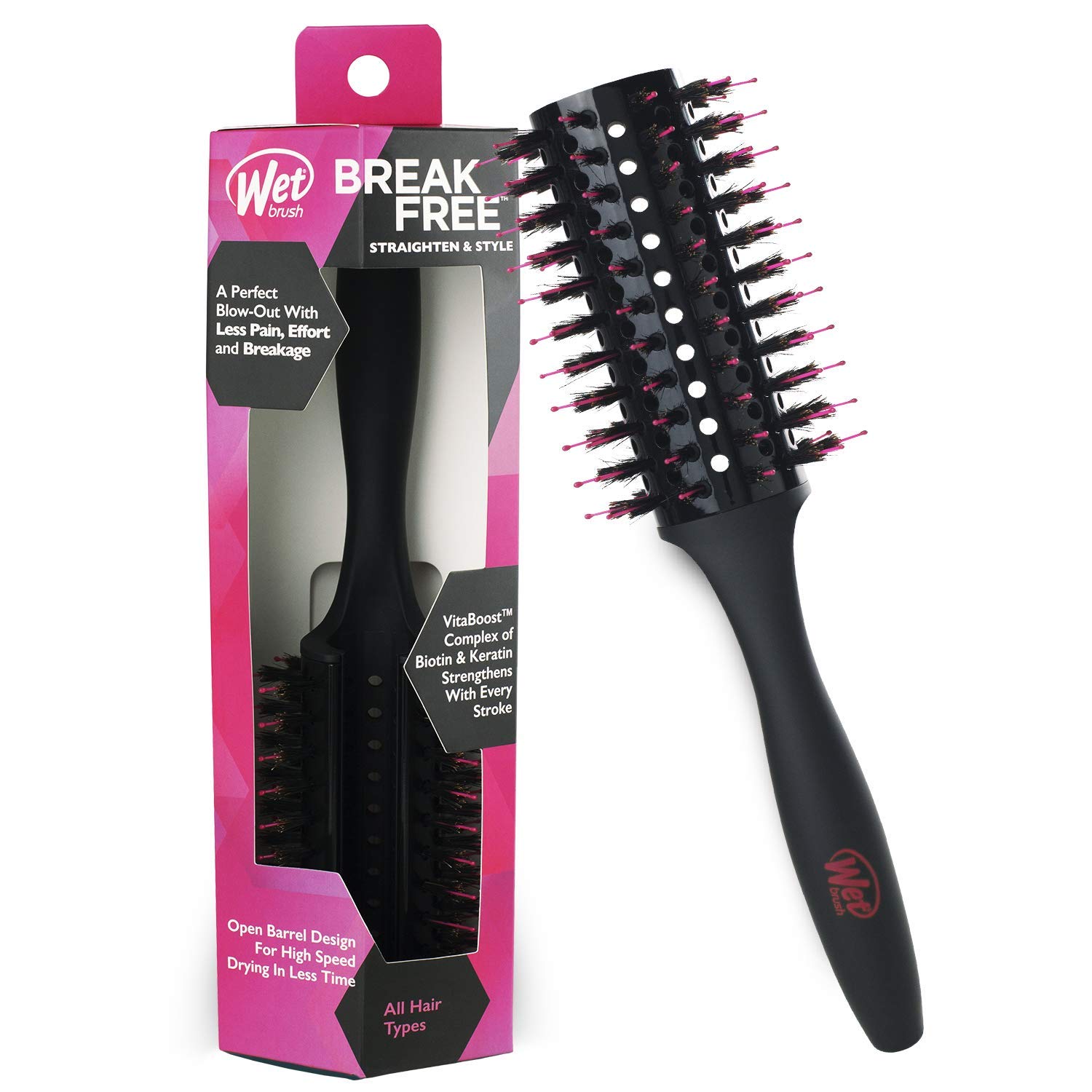 WET BRUSH Break Free Straighten & Style Round Brush