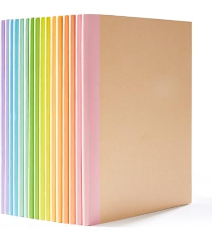 Coopay 24 Pack Colorful Notebooks Journals Bulk A5 Size Lined Travel Set Subject Notepad Planner Writing Sketchbook Memo Diary For Kids, Travelers, Students And Office, 8.3 X 5.5 Inches, 60 Pages