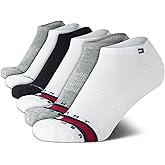 Tommy Hilfiger Womens No Show Socks - 6 Pack Cotton Blend Cushioned Low Cut Socks for Women for Sneakers and Loafers