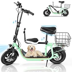 Caroma 819W Peak Electric Scooter with Seats, 22