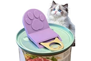Shakven Cat Food Opener | Cute Paw Shape Non-Slip Gadget | Cat Food Can Opener | for Pet Kitten Home Indoor Outdoor Kitchen D