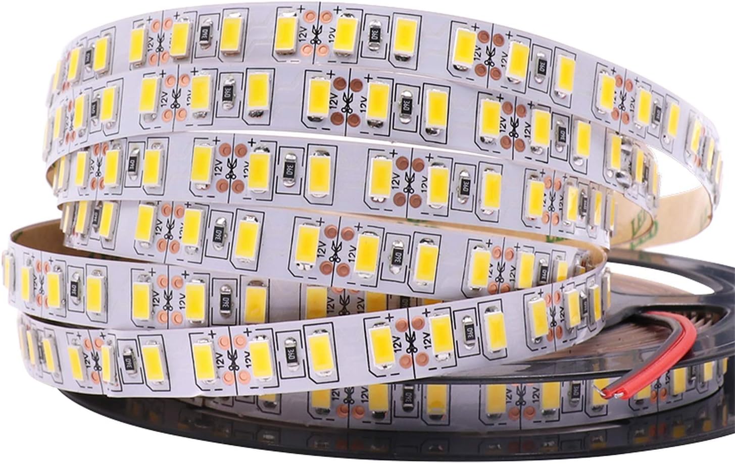 Superhelle SMD 5630 5730 LED-Lichtleiste, 120 LEDs/m, nicht wasserdicht