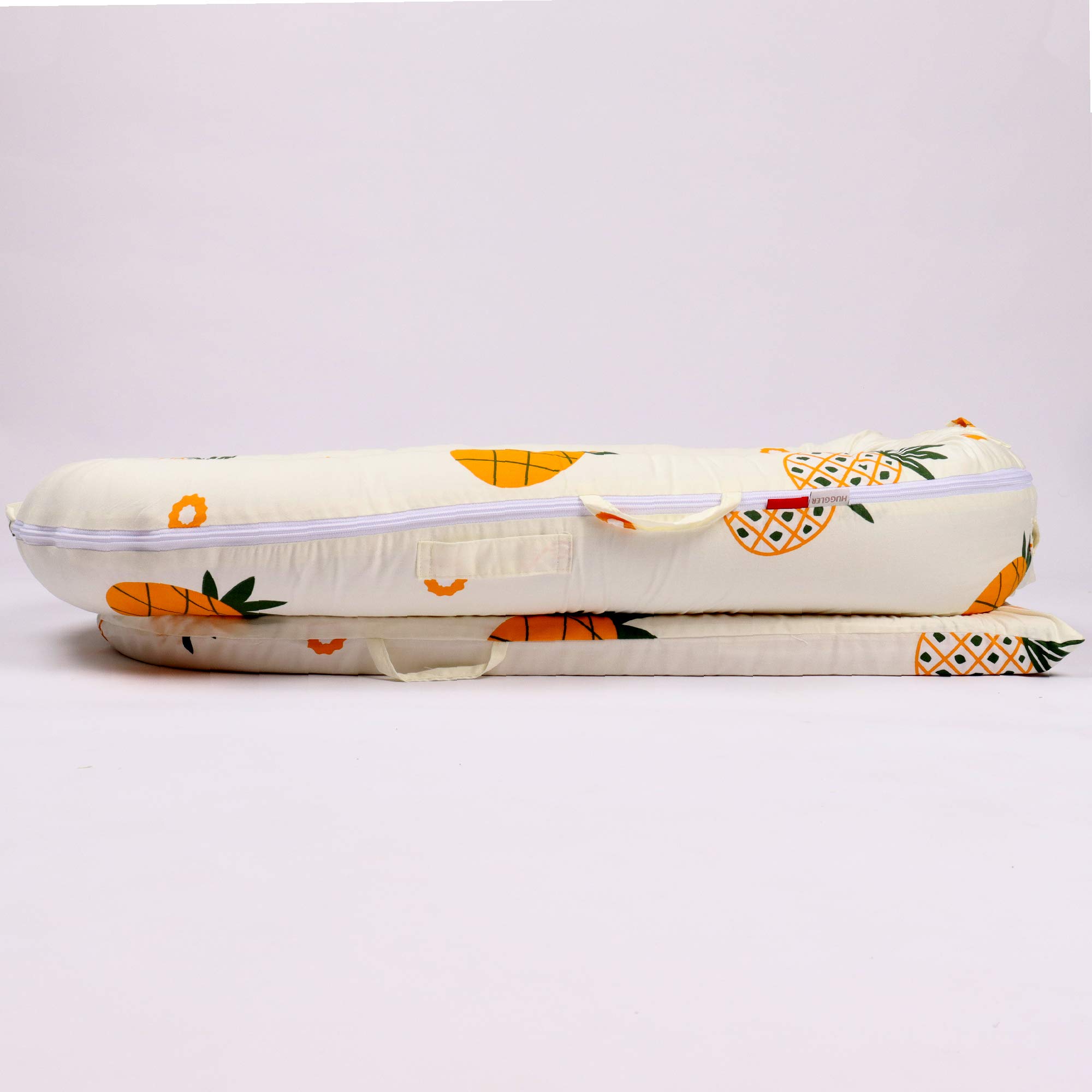DockATot Deluxe Lounger Cover - 100% Cotton, Hypoallergenic Replacement - Pineapples