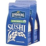 Lundberg Family Farms - Organic California Sushi Rice, Japanese Style Short Grain Rice, Perfectly Sticky, Pantry Staple, Non-