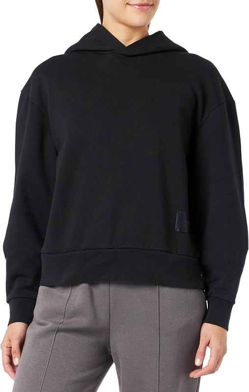 W3711h Felpa con Cappuccio, Black 098, XS Donna