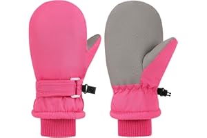 LPMOERA Toddler Mittens Waterproof Kids Winter Ski Gloves Baby Mittens for Boys Girls
