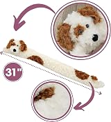 The Magic Toy Shop Cream Dog Door Draft Excluder Cushion view 5