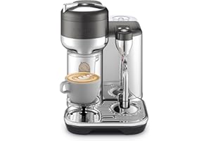 Nespresso Vertuo Creatista Single Serve Coffee and Espresso Machine by Breville, Black Stainless Steel