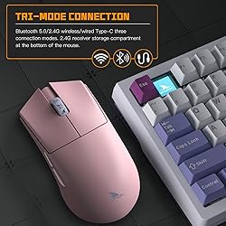 Darmoshark M3SPRO Wireless Gaming Mouse,Tri-Mode