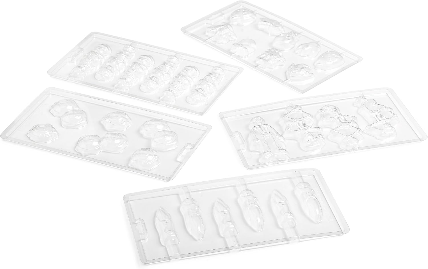 Wilton Halloween 5 Pack Candy Mold Candy Making Molds