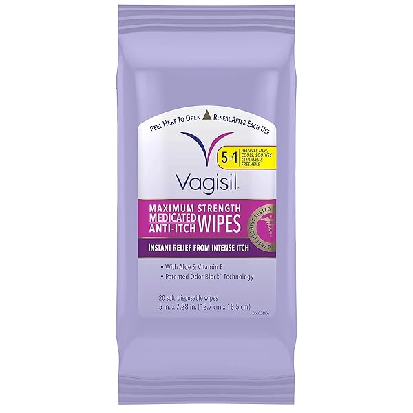 VAGISIL MED WIPES SIZE 40COUNT ( PACK OF...