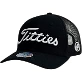 GP Power Golf Original Titties Mesh Hat - White Trucker Cap with Adjustable Strapback