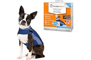 ThunderShirt for Dogs, X Small , Blue Polo - Dog Anxiety Relief Calming Vest