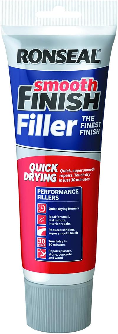 Ronseal Smooth Finish Filler 330g White Quick Drying Filler