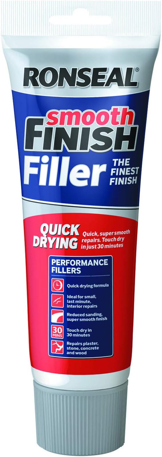 Ronseal Smooth Finish Filler 330g White Quick Drying Filler