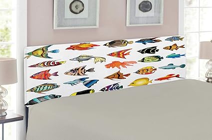 Amazon Com Lunarable Tropical Headboard For King Size Bed