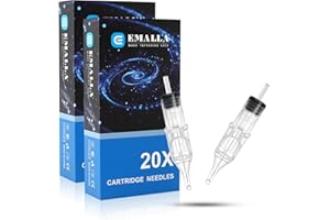 Emalla 40Pcs Mixed Size 1203RL 1205RL 1207RL 1209RL for Beginners or Artists