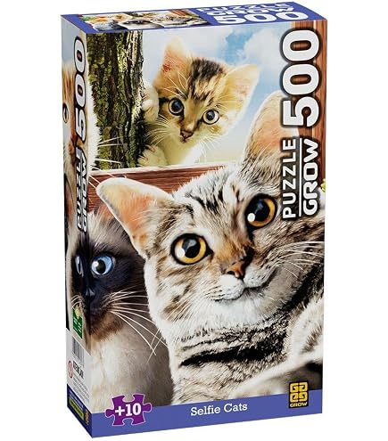 Gato！！ GROW Puzzle 500 duplo Gatos, Multicolor, 4235 : Amazon.com.br