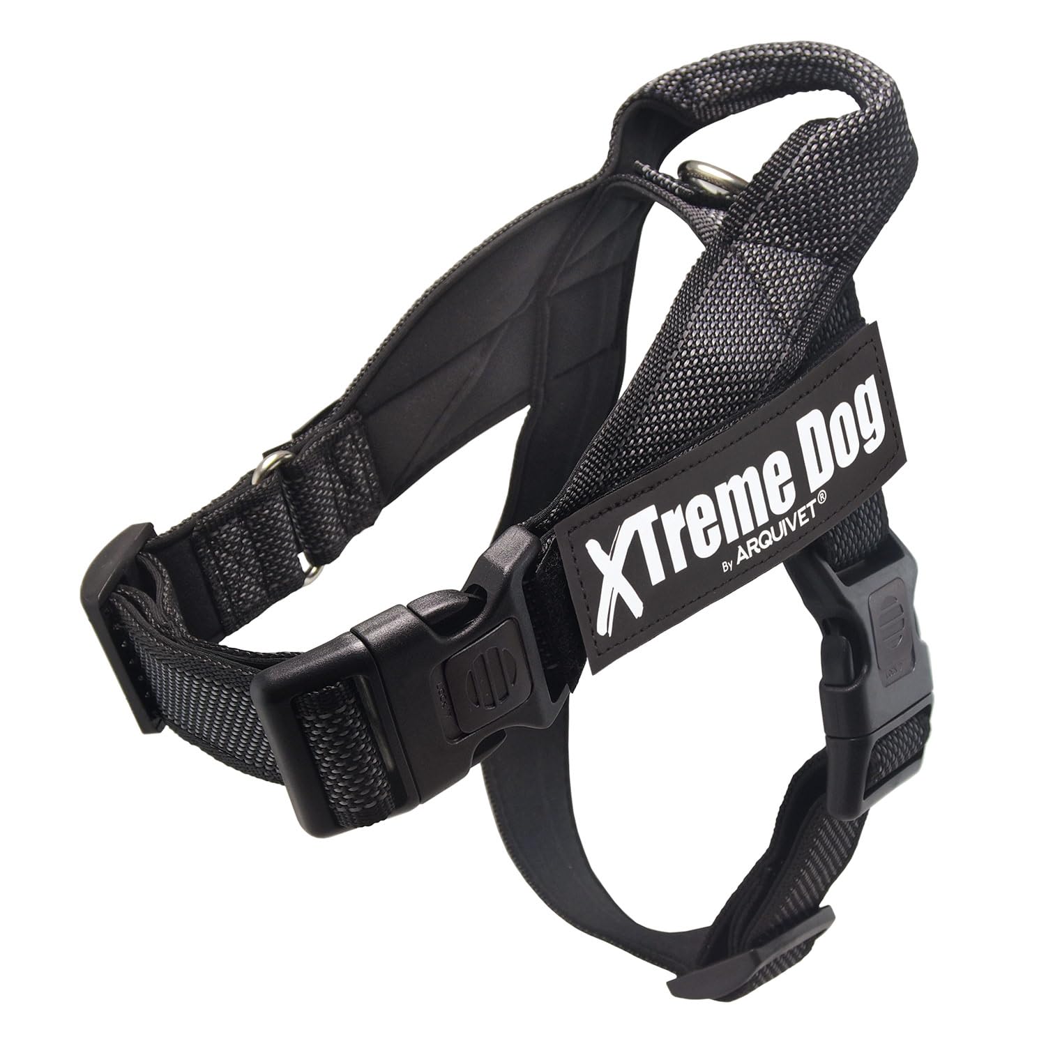 Arquivet 17722 Xtreme Classic Dog Harness, Black, XS (40-53 cm)