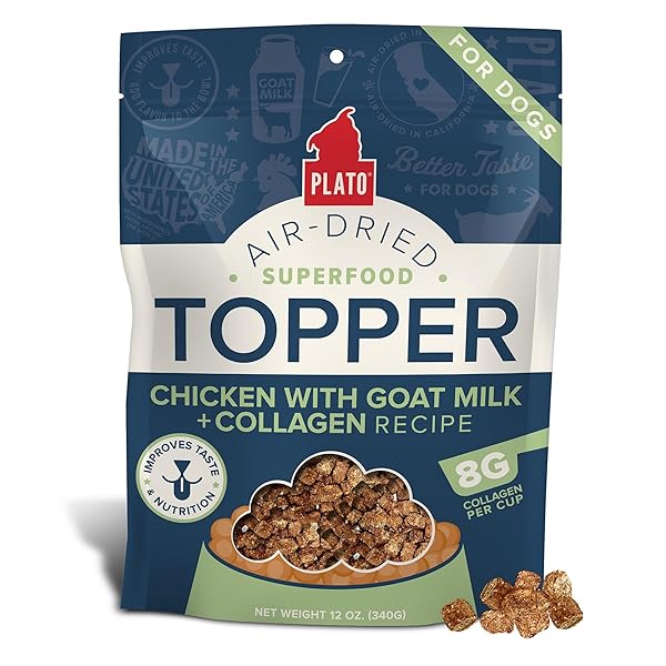 PLATO PET TREATS DOG FOOD TOPPERS – AIR-DRIED...
