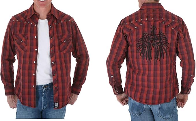 wrangler rock 47 shirts mens