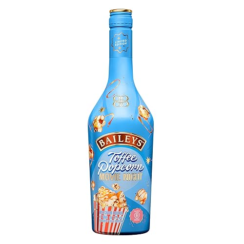 Baileys Toffee Popcorn Liqueur | Enjoy Over Ice or in Cocktails | 17% vol | 70cl | Aromas of Butter & Cream | Perfect for Movie Nights