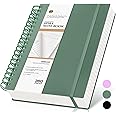 Spiral Notebook Journal, 360 Pages College Ruled Notebooks, Lined Thick Journals for Women Men,B5 Big Spiral Notebooks with 100GSM Paper, Spiral Bound Journal for Writing Work School Green 7.6"×10"