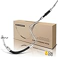 A-Premium Power Steering Pressure Hose Line Assembly Compatible with Hummer H3 2006-2010, H3T 2009-2010, 3.5L 3.7L, with O-ring & Bushing, Pump to Rack/Gear