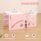 FUNLIO Montessori Table & Chair Set Pink for Toddlers 1-3 Height Adjustable view 5