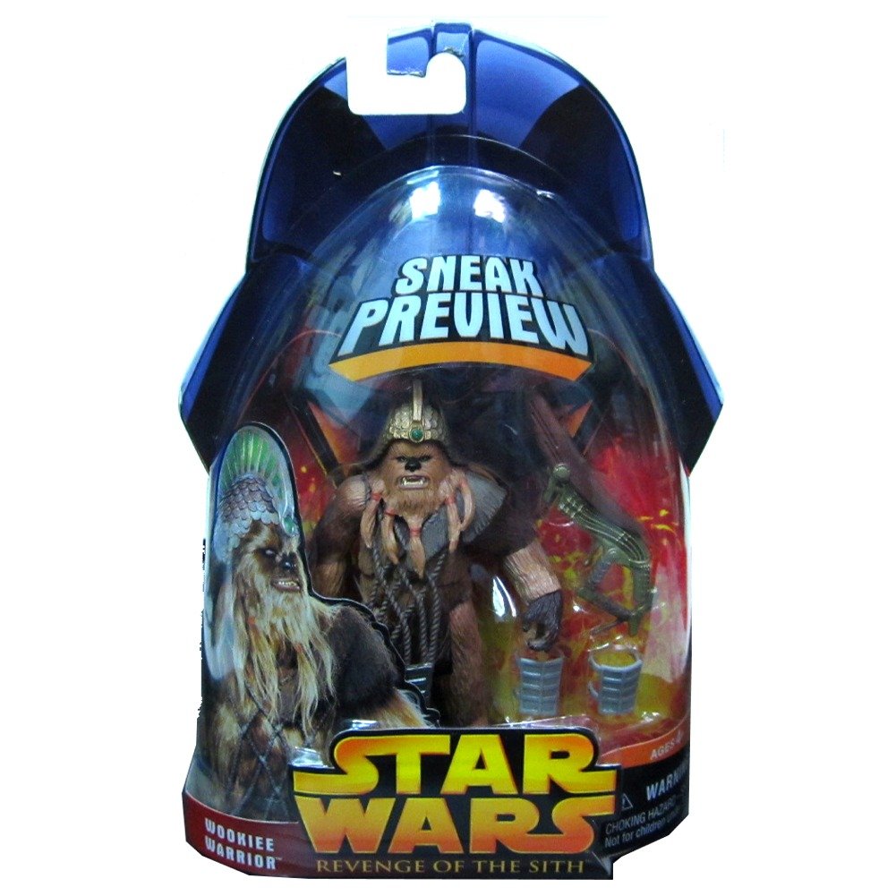 Star Wars Revenge of the Sith Action Figure - Wookie Warrior Sneak Preview Figure 3 of 4