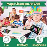 ZMLM 16 Pack Scratch Art Notebooks Party Filler For Kids 4-9 view 9