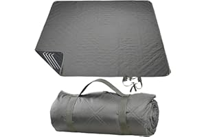 ALLBFENG Waterproof Picnic Blanket 80 * 80 in Portable with Carry Strap for Beach Mat or Family Outdoor Camping Party, Park Blanket for Grass Park, Hiking, Travel