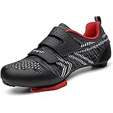 Unisex Cycling Shoes Compatible with Peloton Indoor Riding Road Bicycle with Delta Cleats Outdoor Pedal Bike Shoes