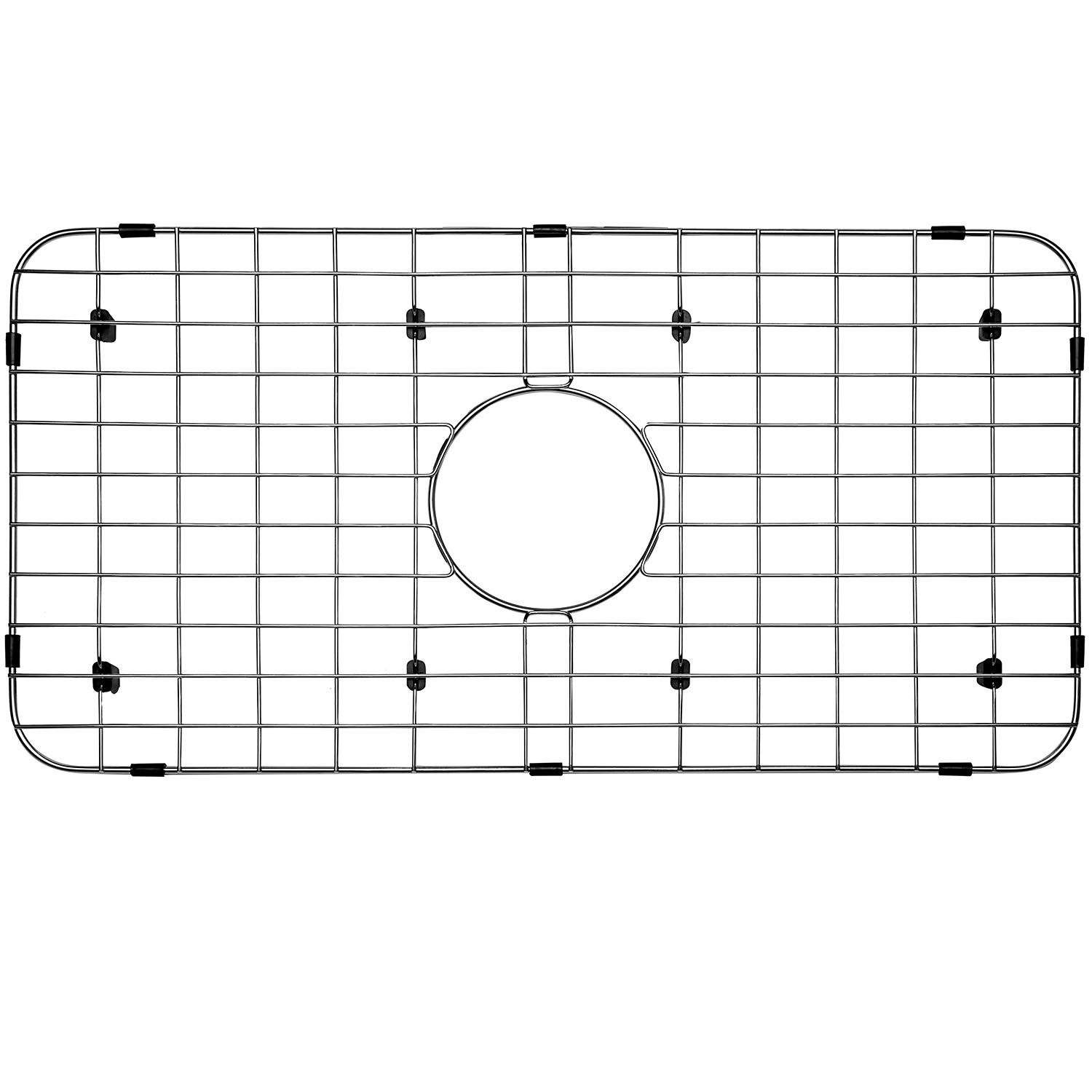 Photo 1 of Serene Valley Sink Bottom Grid 24-1/8" x 12-5/8", Centered Drain with Corner Radius 1-1/2", Sink Protector NLW2412C