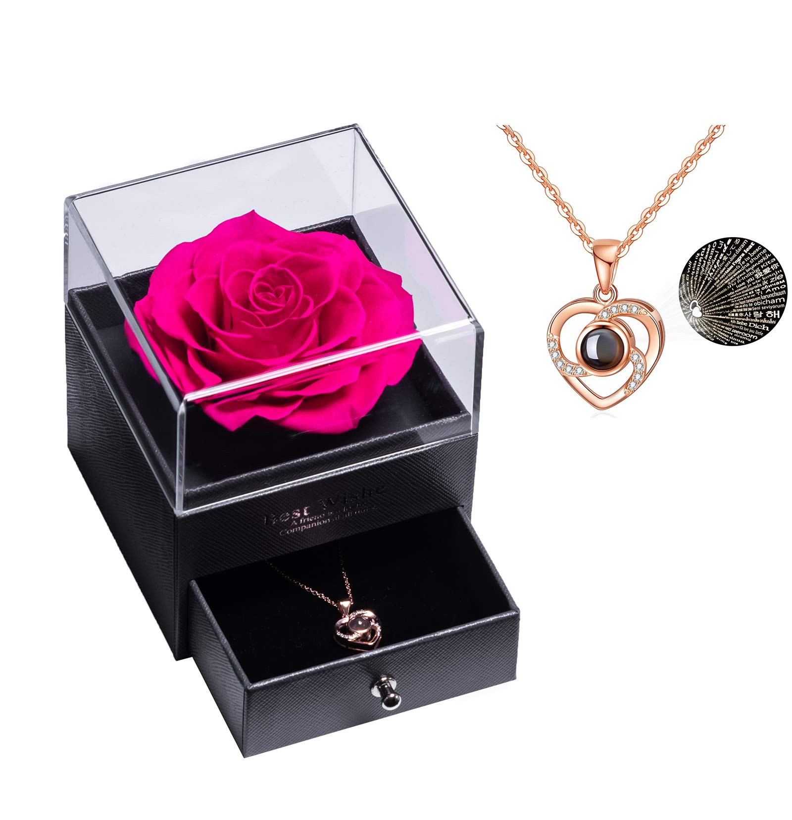 Buy Yamonic Real Preserved Rose with 